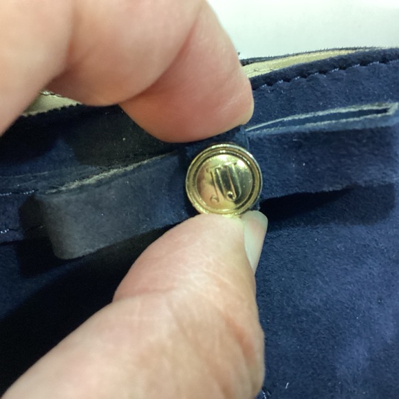 JANIE AND JACK NAVY SUEDE ZIP UP ANKLE BOOTIES SZ 7 TODDLER $99 EUC - Picture 7 of 12